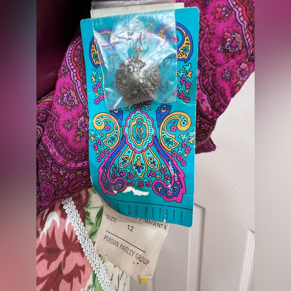 Women's Pink Patterned Jacket NWT - image 9